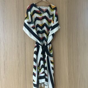 & Other Stories Multicolor Chevron Pattern Kaftan style Dress